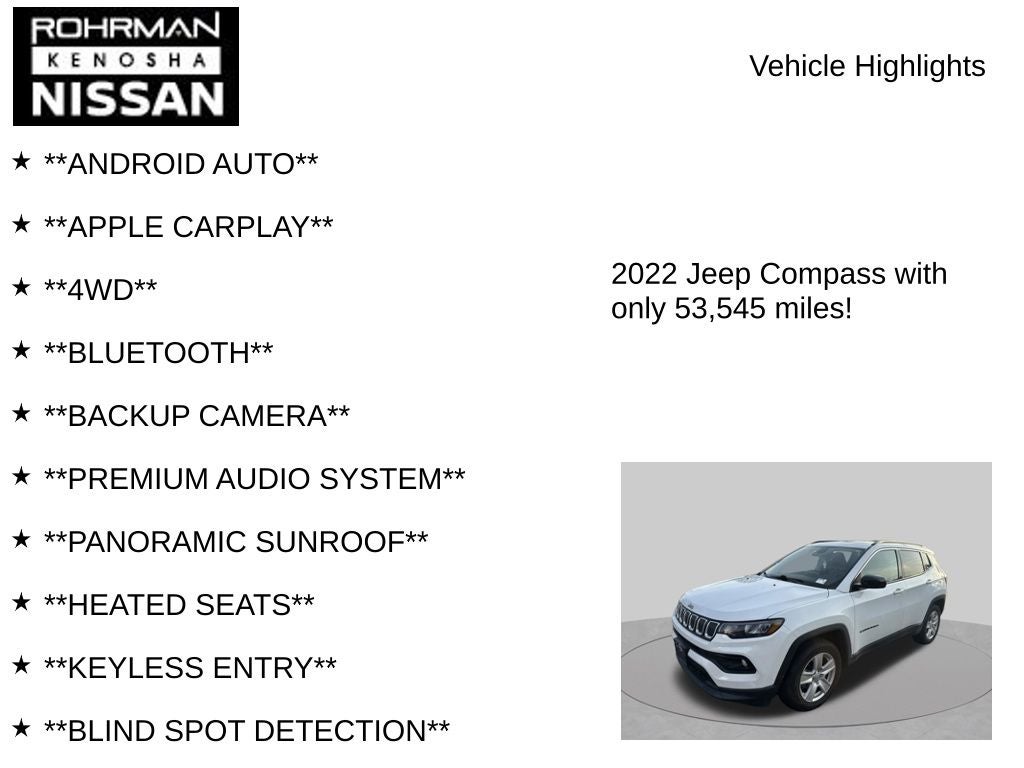 2022 Jeep Compass Latitude
