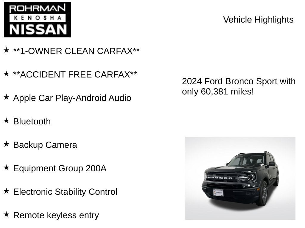2024 Ford Bronco Sport Big Bend