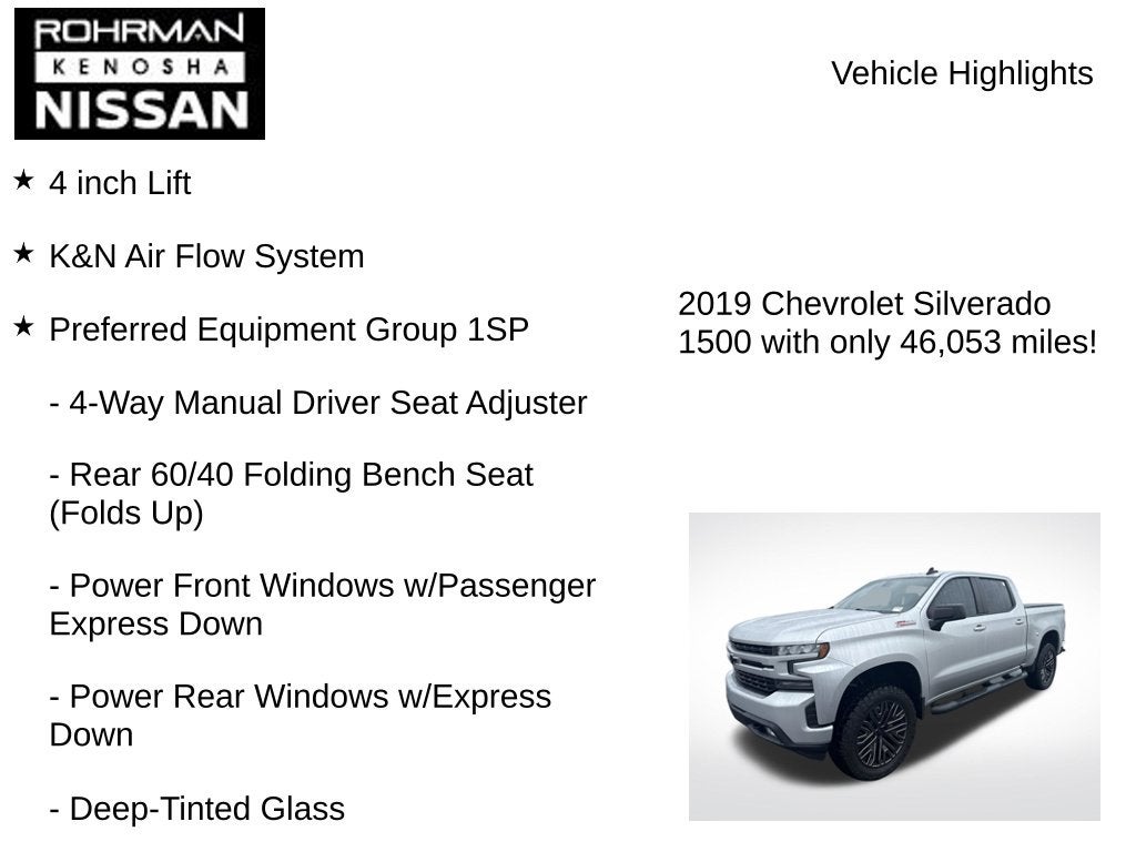 2019 Chevrolet Silverado 1500 RST