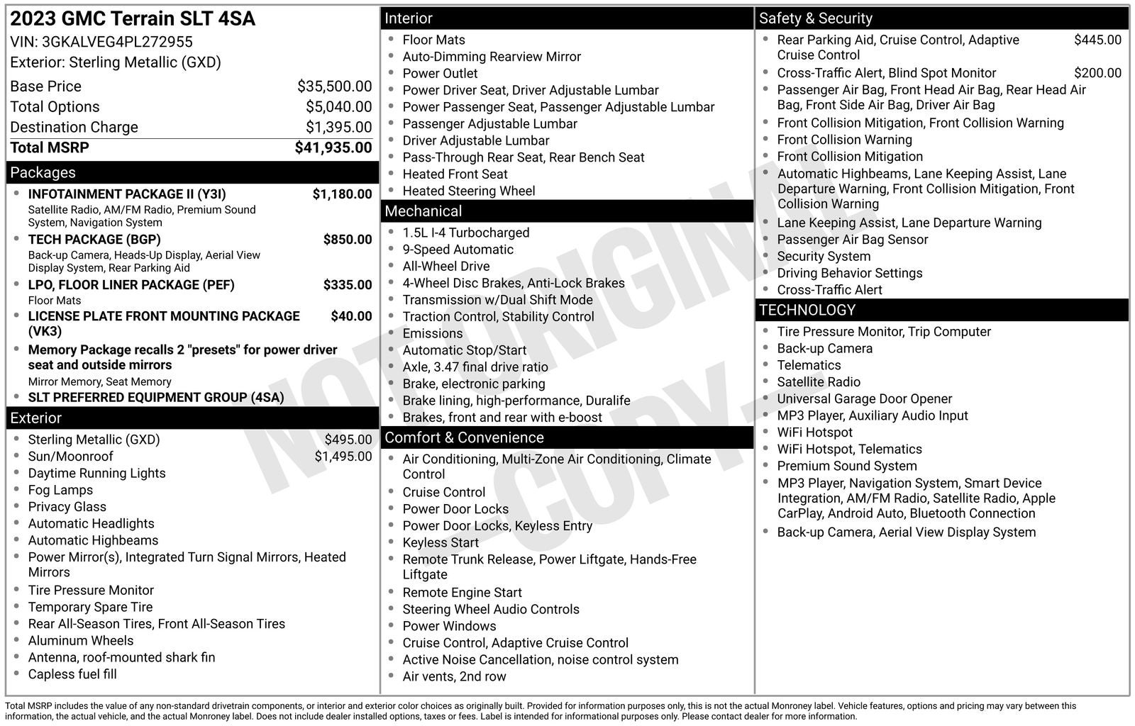 2023 GMC Terrain SLT