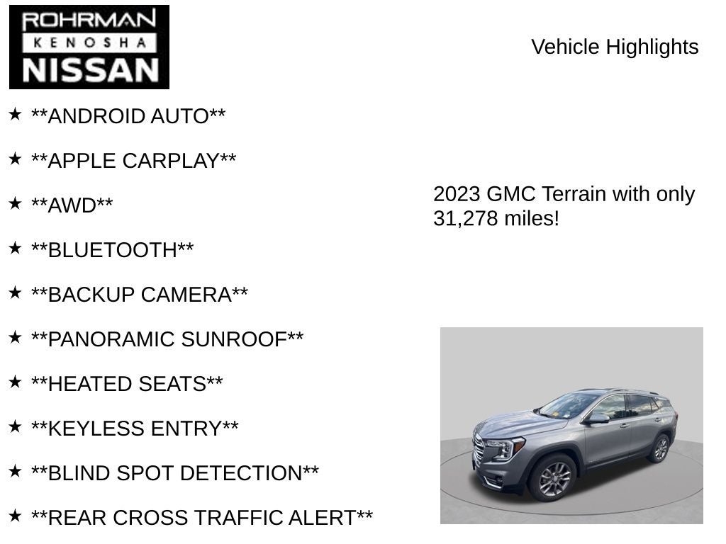 2023 GMC Terrain SLT