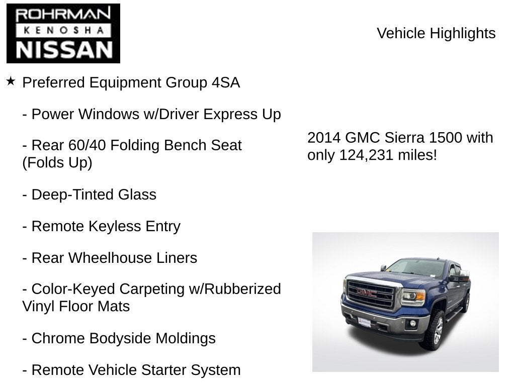 2014 GMC Sierra 1500 SLT