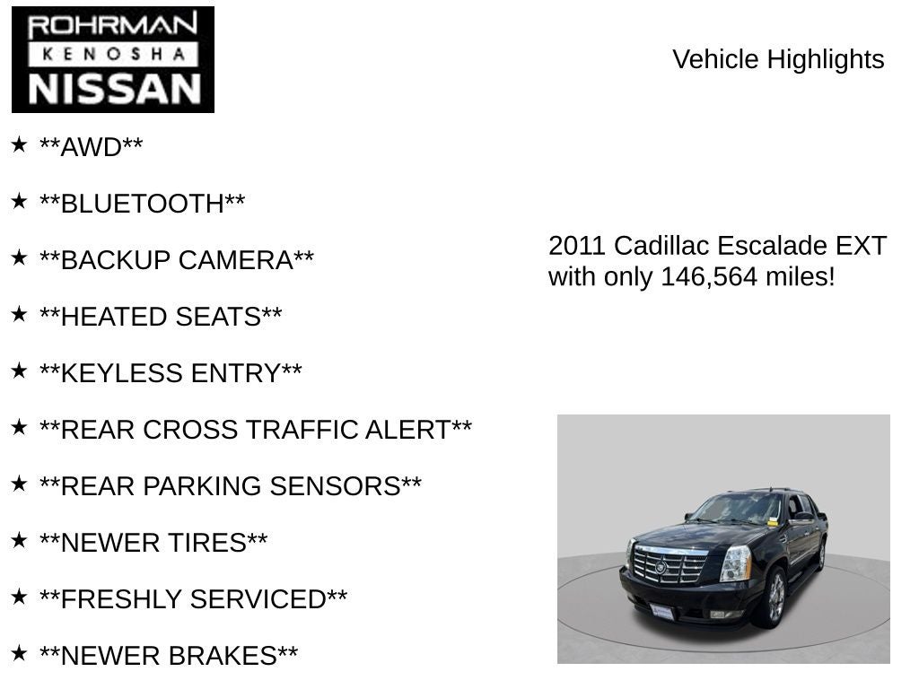 2011 Cadillac Escalade EXT Premium