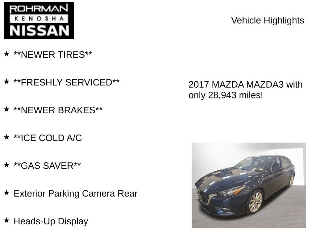 2017 Mazda Mazda3 Touring 2.5