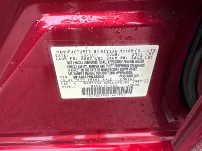 2011 Nissan Sentra 2.0 SR