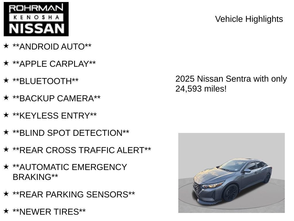 2025 Nissan Sentra S