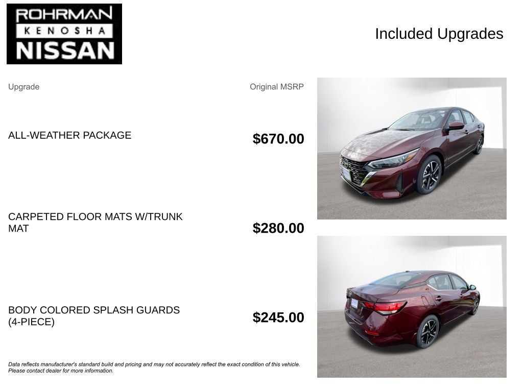 2025 Nissan Sentra SV