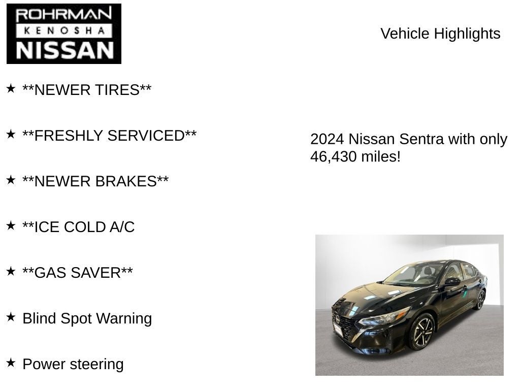 2024 Nissan Sentra SV