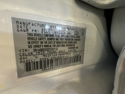 2025 Nissan Sentra SV