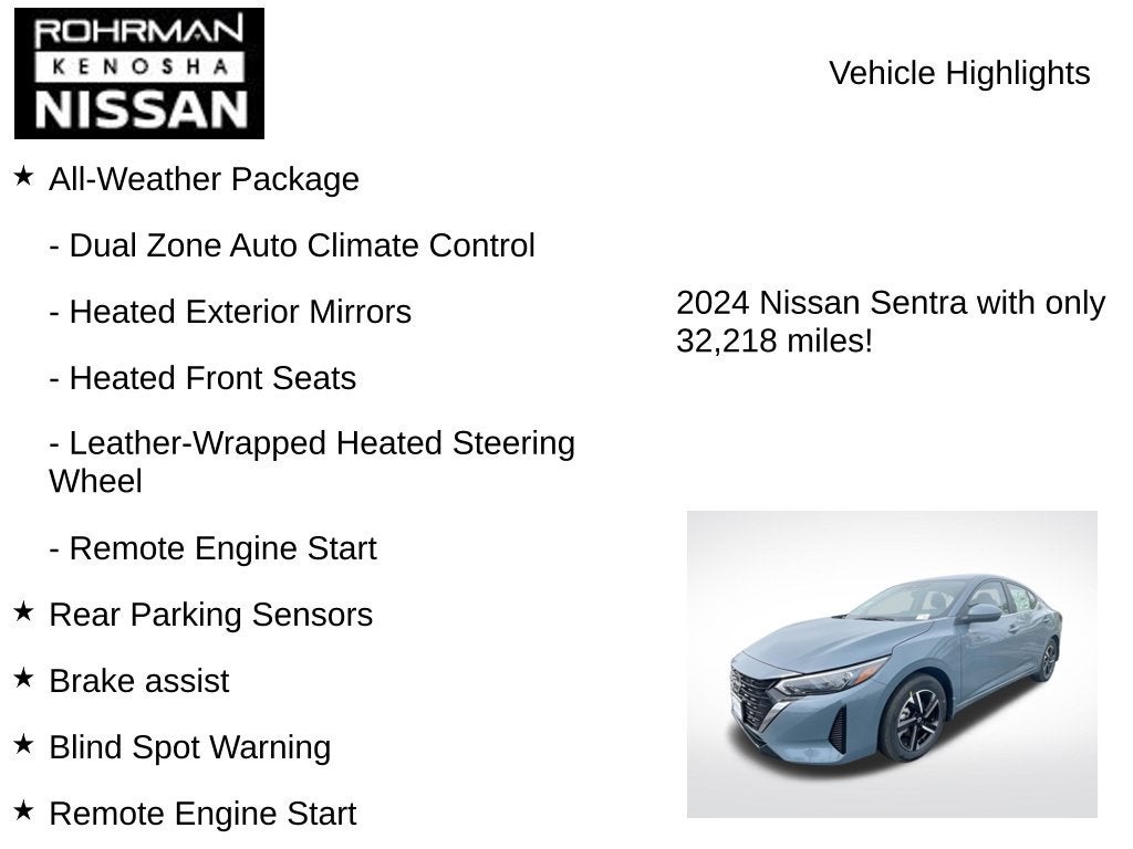2024 Nissan Sentra SV