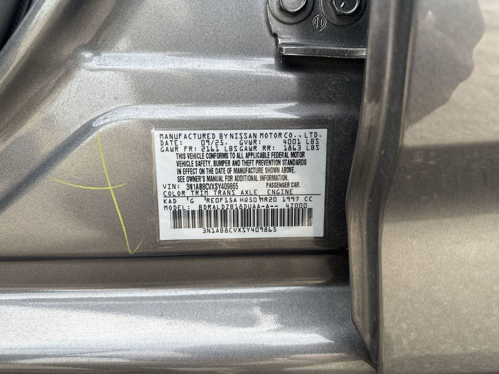 2025 Nissan Sentra SV