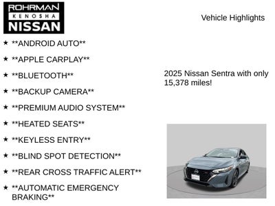 2025 Nissan Sentra SR