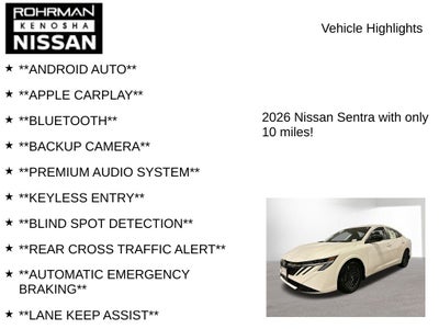 2026 Nissan Sentra S
