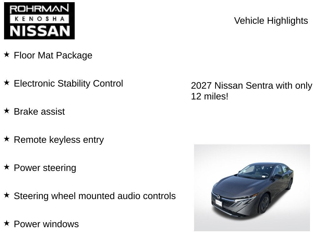 2027 Nissan Sentra S