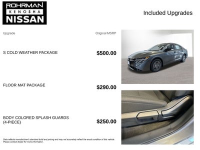 2026 Nissan Sentra S Cold Weather Package