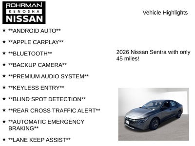2026 Nissan Sentra S