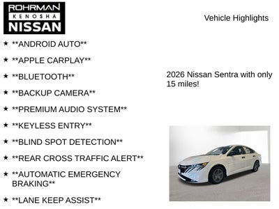 2026 Nissan Sentra S