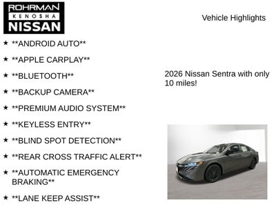 2026 Nissan Sentra SV