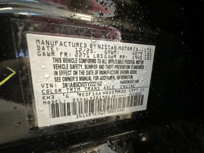 2026 Nissan Sentra SV