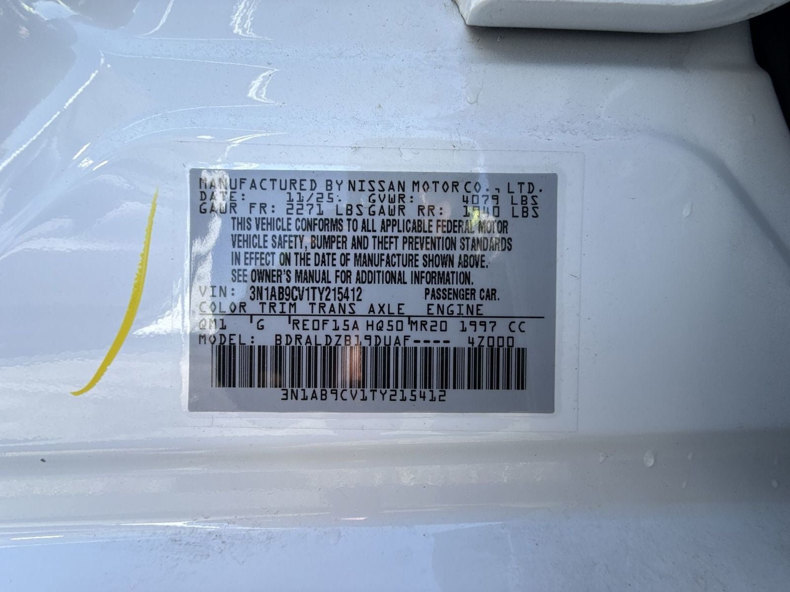 2026 Nissan Sentra SV Convenience Package