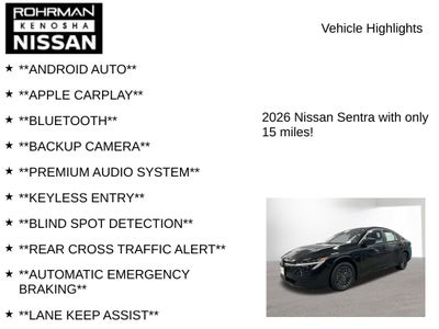 2026 Nissan Sentra SV