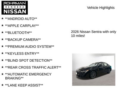2026 Nissan Sentra SV