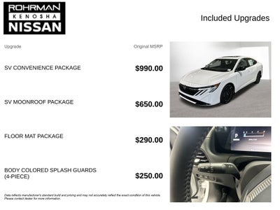 2026 Nissan Sentra SV
