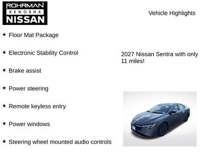 2027 Nissan Sentra SV