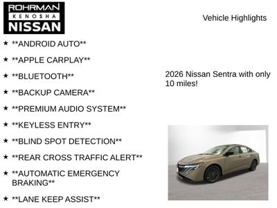 2026 Nissan Sentra SV