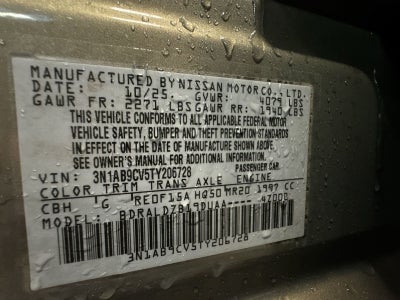 2026 Nissan Sentra SV