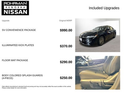 2026 Nissan Sentra SV Convenience Package