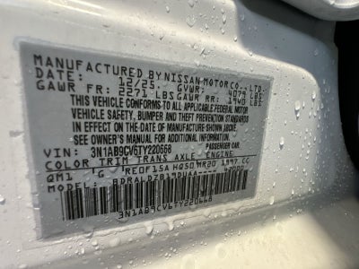 2026 Nissan Sentra SV