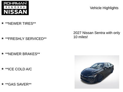 2027 Nissan Sentra SV