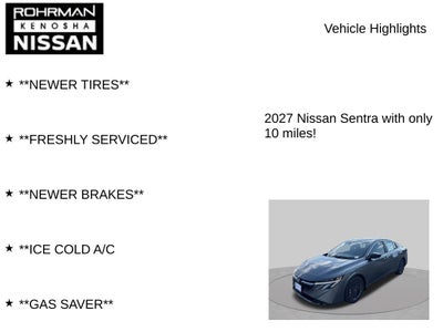 2027 Nissan Sentra SV