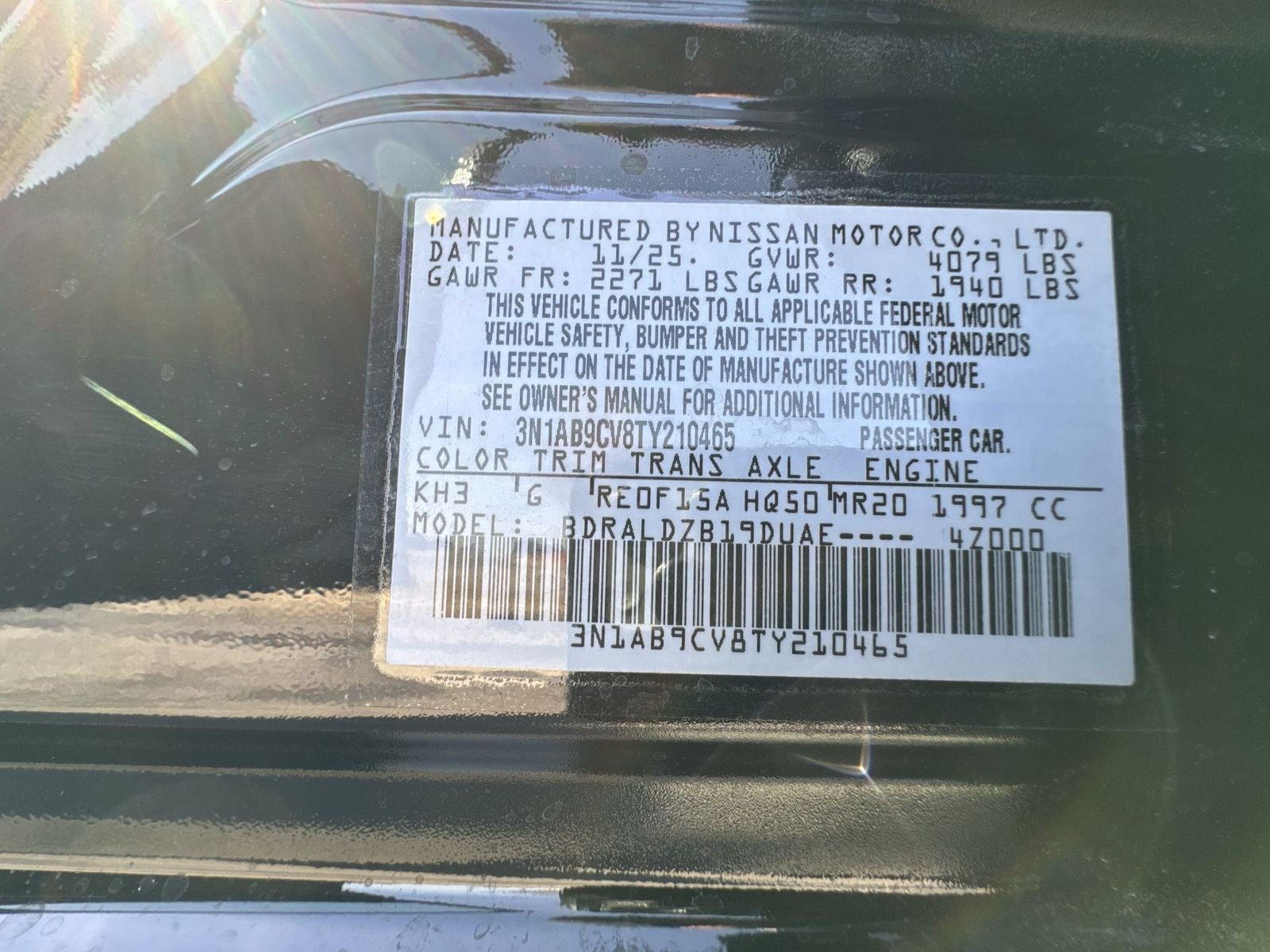 2026 Nissan Sentra SV Convenience Package