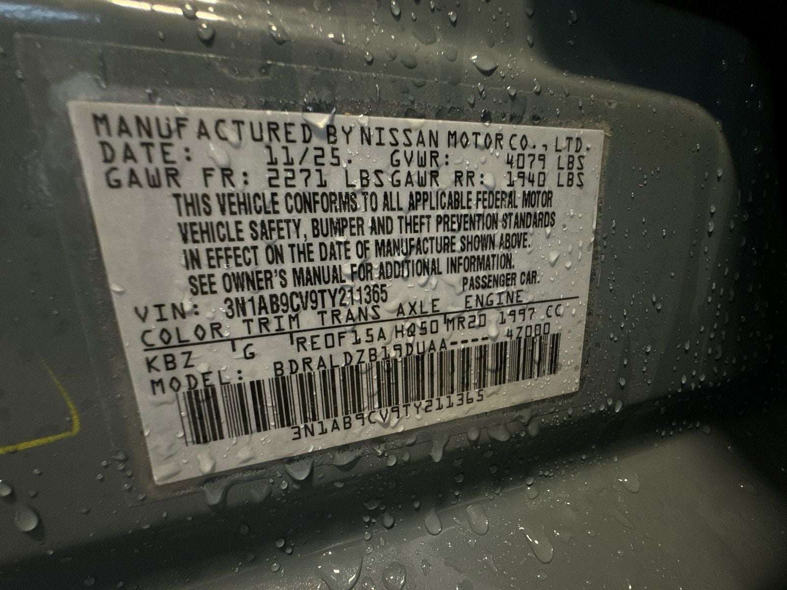 2026 Nissan Sentra SV