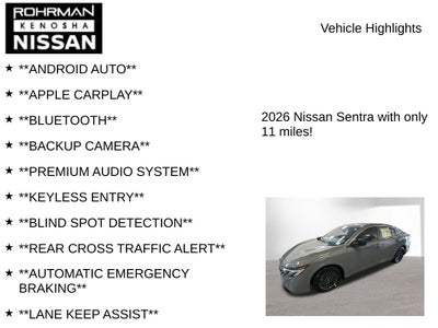 2026 Nissan Sentra SV