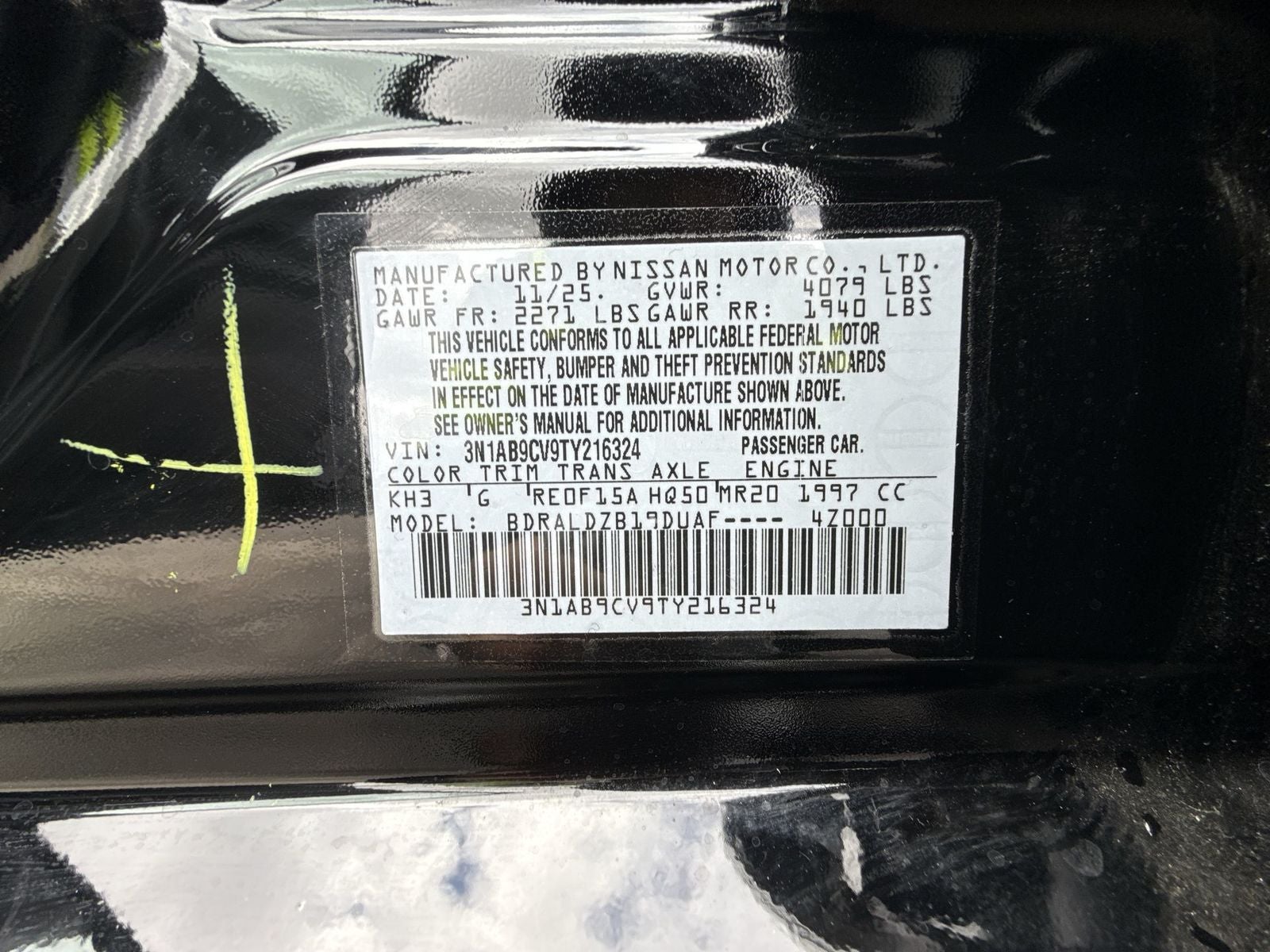 2026 Nissan Sentra SV Convenience Package