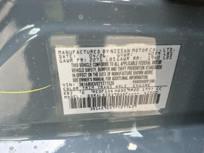 2026 Nissan Sentra SV