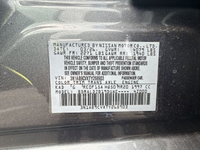 2026 Nissan Sentra SV Convenience Package