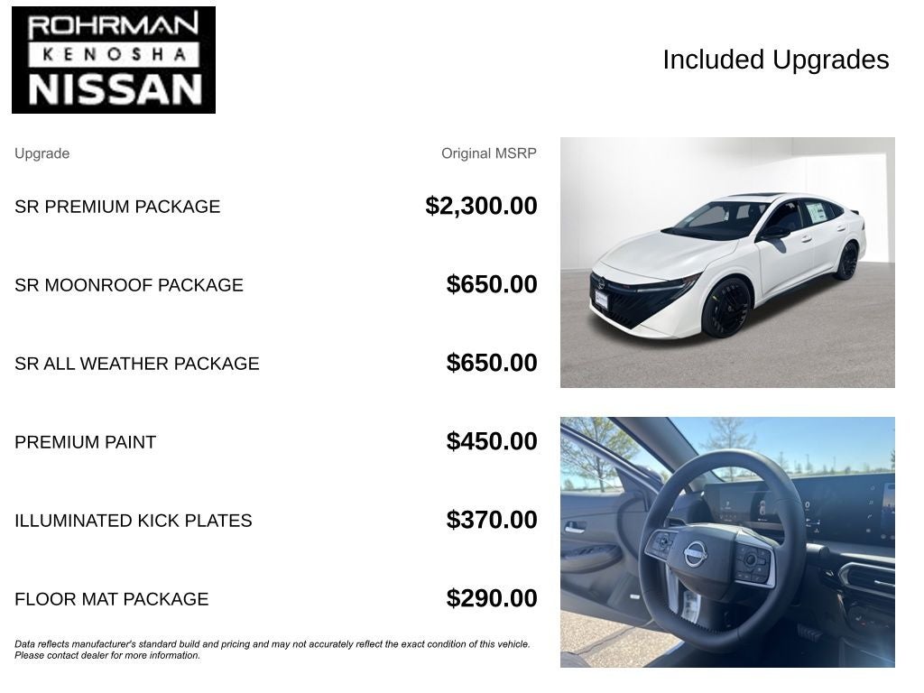 2026 Nissan Sentra SR Premium Package