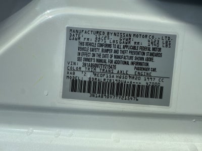 2026 Nissan Sentra SR All Weather Package