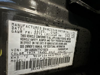 2026 Nissan Sentra SR All Weather Package