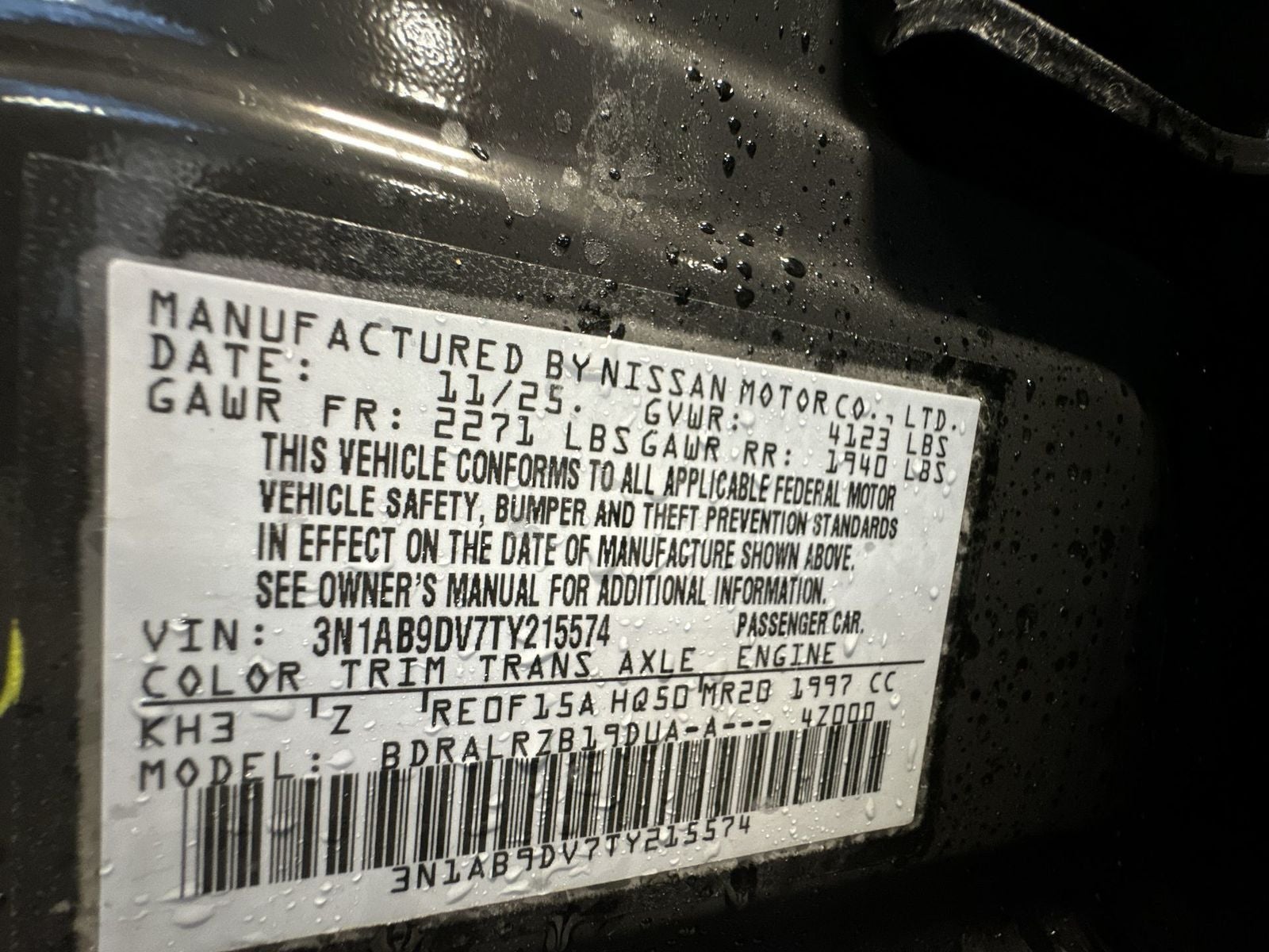 2026 Nissan Sentra SR All Weather Package