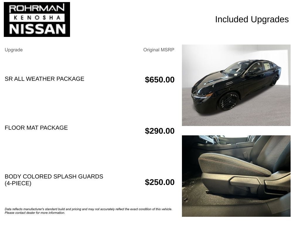 2026 Nissan Sentra SR All Weather Package
