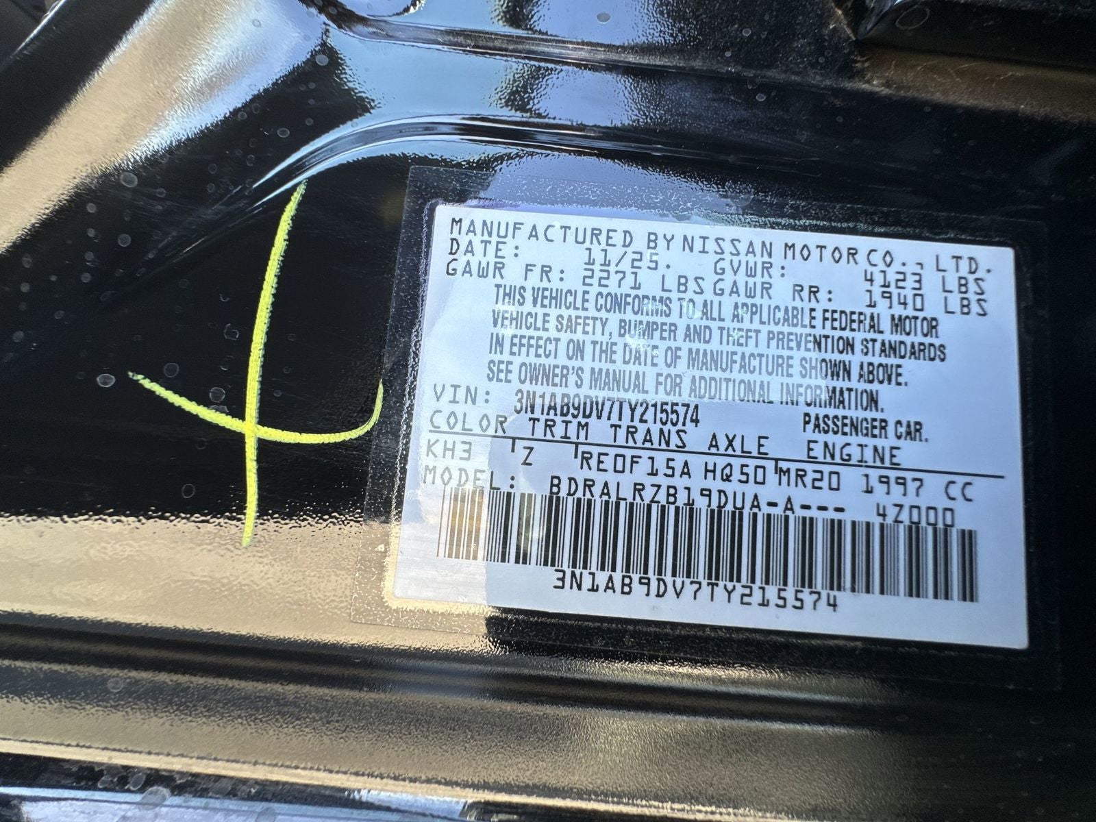 2026 Nissan Sentra SR All Weather Package