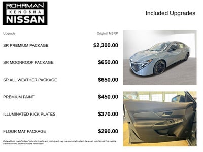 2026 Nissan Sentra SR Premium Package