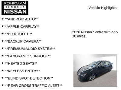 2026 Nissan Sentra SL