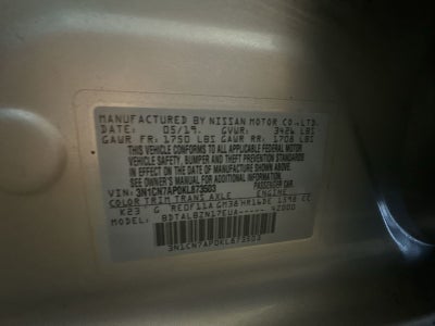 2019 Nissan Versa 1.6 SV