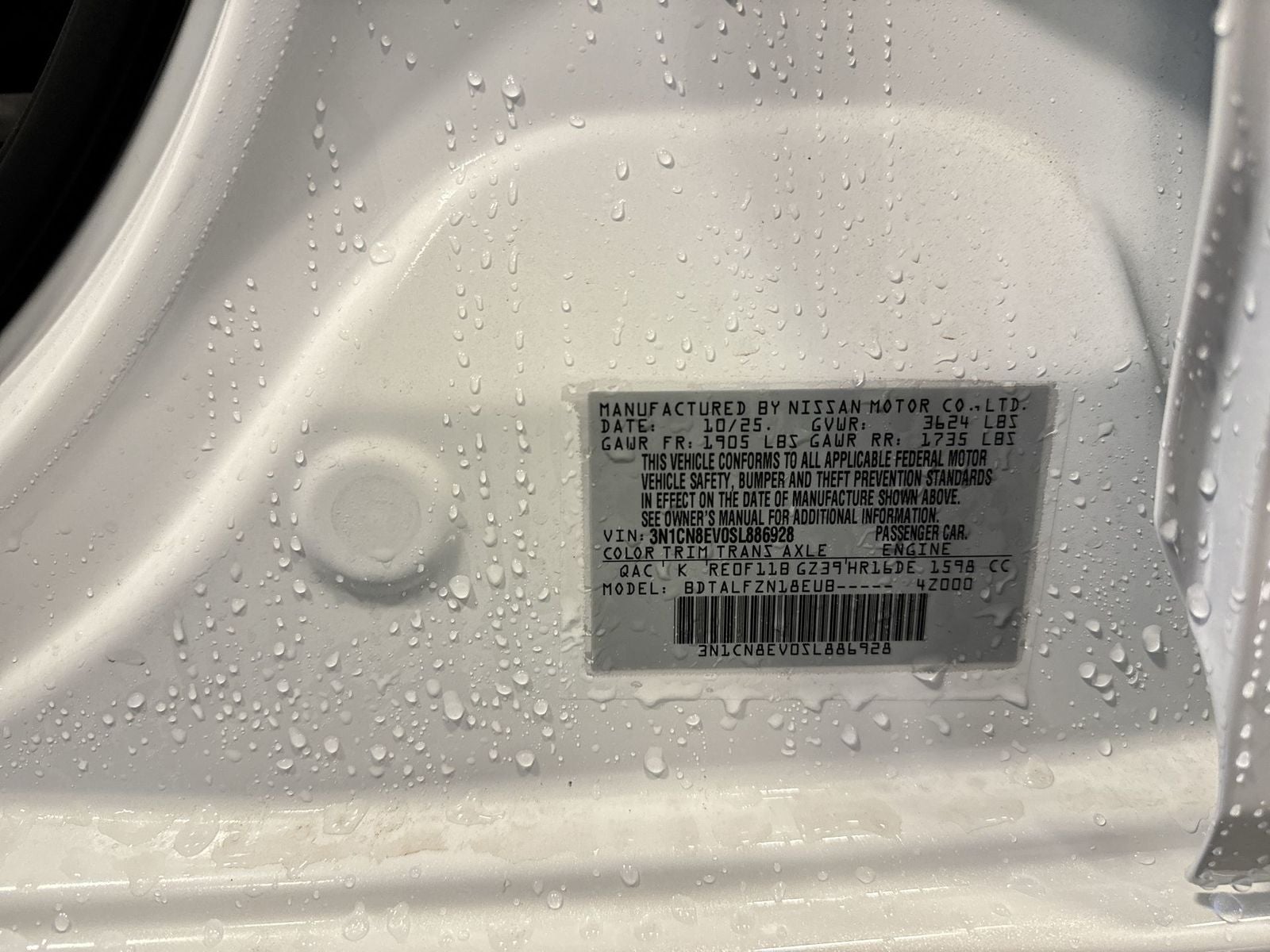 2025 Nissan Versa 1.6 SV